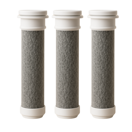 3 Filtri Doccino ZEROTRACCE: Scorta Ideale per Acqua Filtrata e Fresca